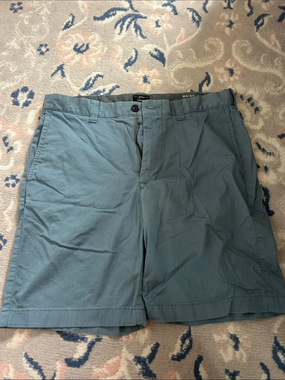 J. Crew Men's Flat Front Shorts - Slate Blue